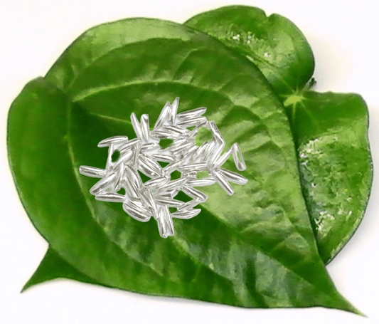 Silver (98% purity) Holy and sacred Rice 51 peaces for Pooja and Gift, Pure Silver Chawal for temple and worship