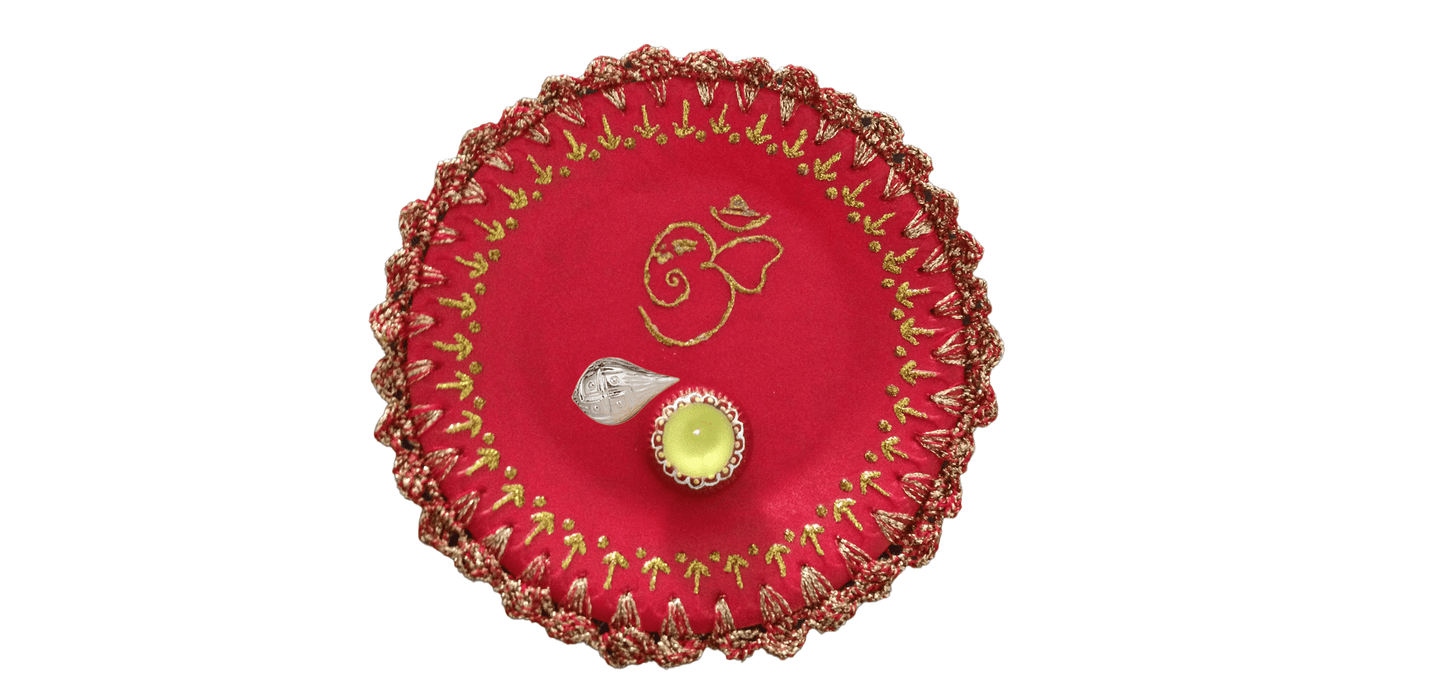 Silver (98% purity) Holy and sacred Coconut for Pooja and Gift, Pure Silver Nariyal for temple and worship