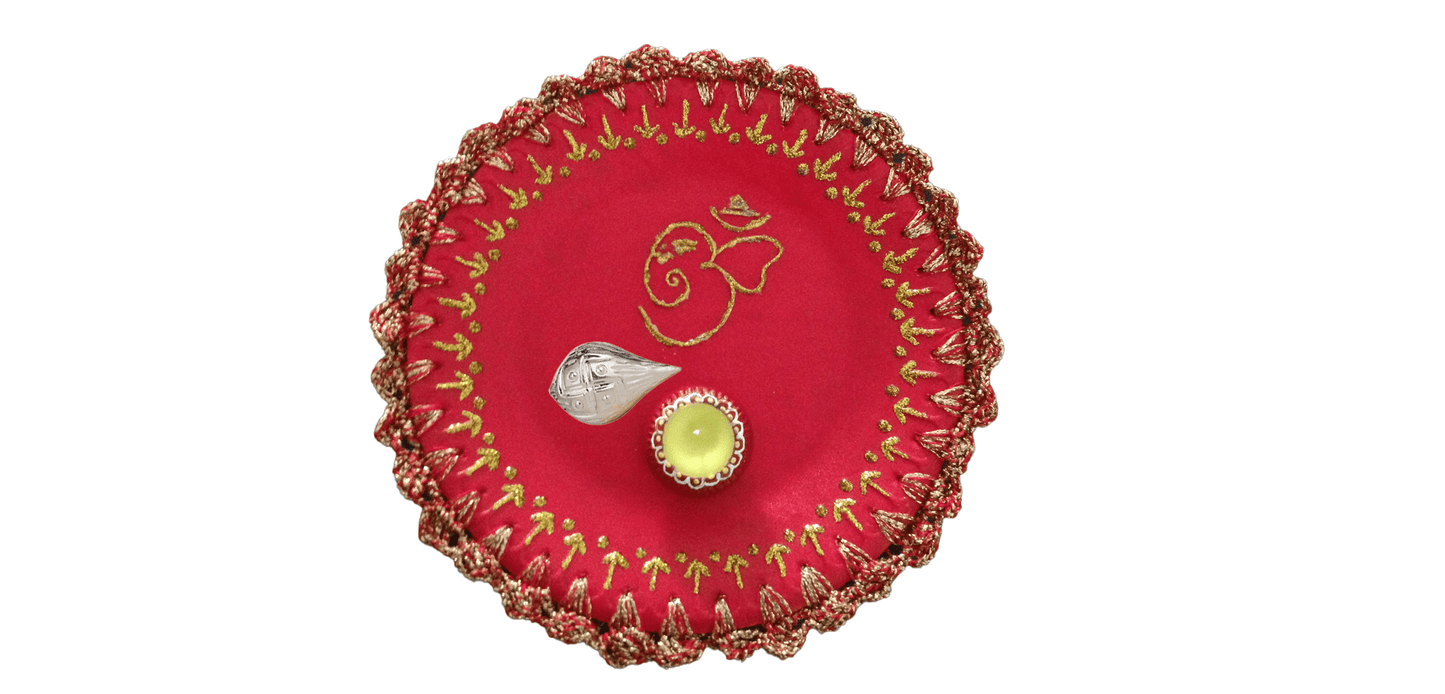 Silver (98% purity) Holy and sacred Coconut for Pooja and Gift, Pure Silver Nariyal for temple and worship