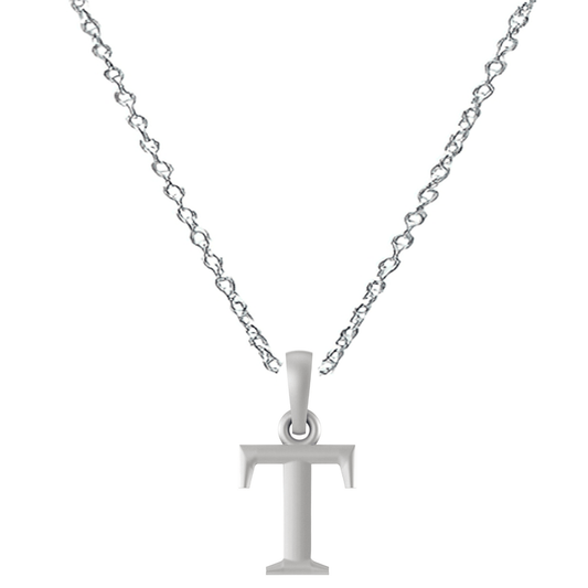 Akshat Sapphire Sterling Silver (92.5% purity) precious Name alphabet chain pendant (Pendnat with Anchor/Cable chain- 22 Inches) pure silver designer alphabet chain locket Akshat Sapphire