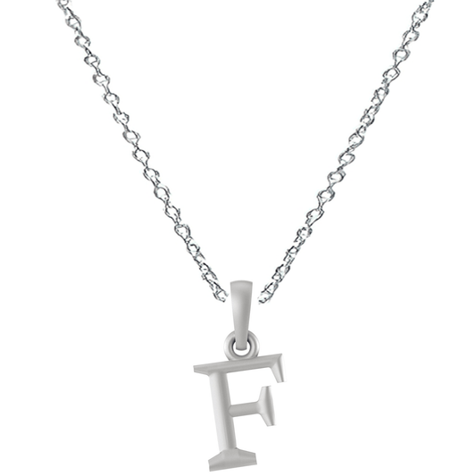 Akshat Sapphire Sterling Silver (92.5% purity) precious Name alphabet chain pendant (Pendnat with Anchor/Cable chain- 22 Inches) pure silver designer alphabet chain locket Akshat Sapphire