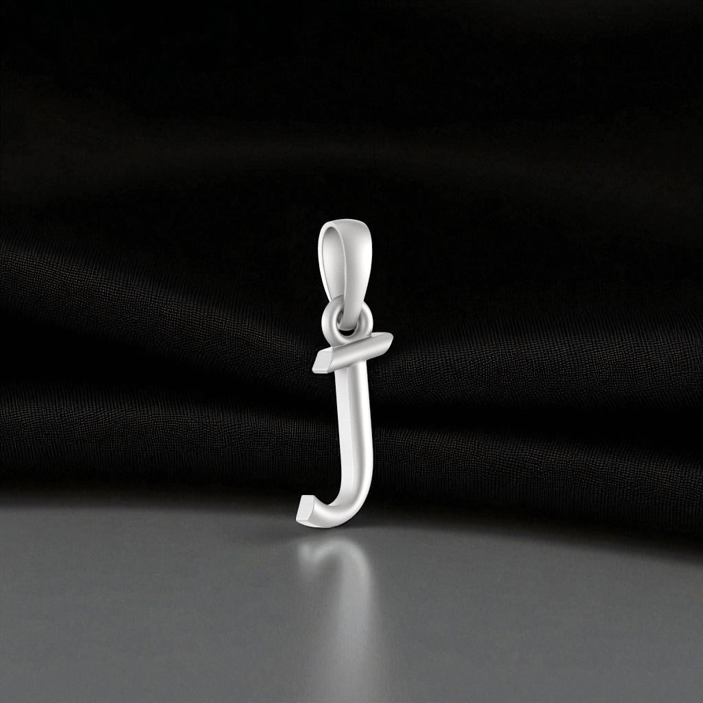 92.5% Pure Sterling Silver Precious Name Alphabet Pendant For Kids And Girls