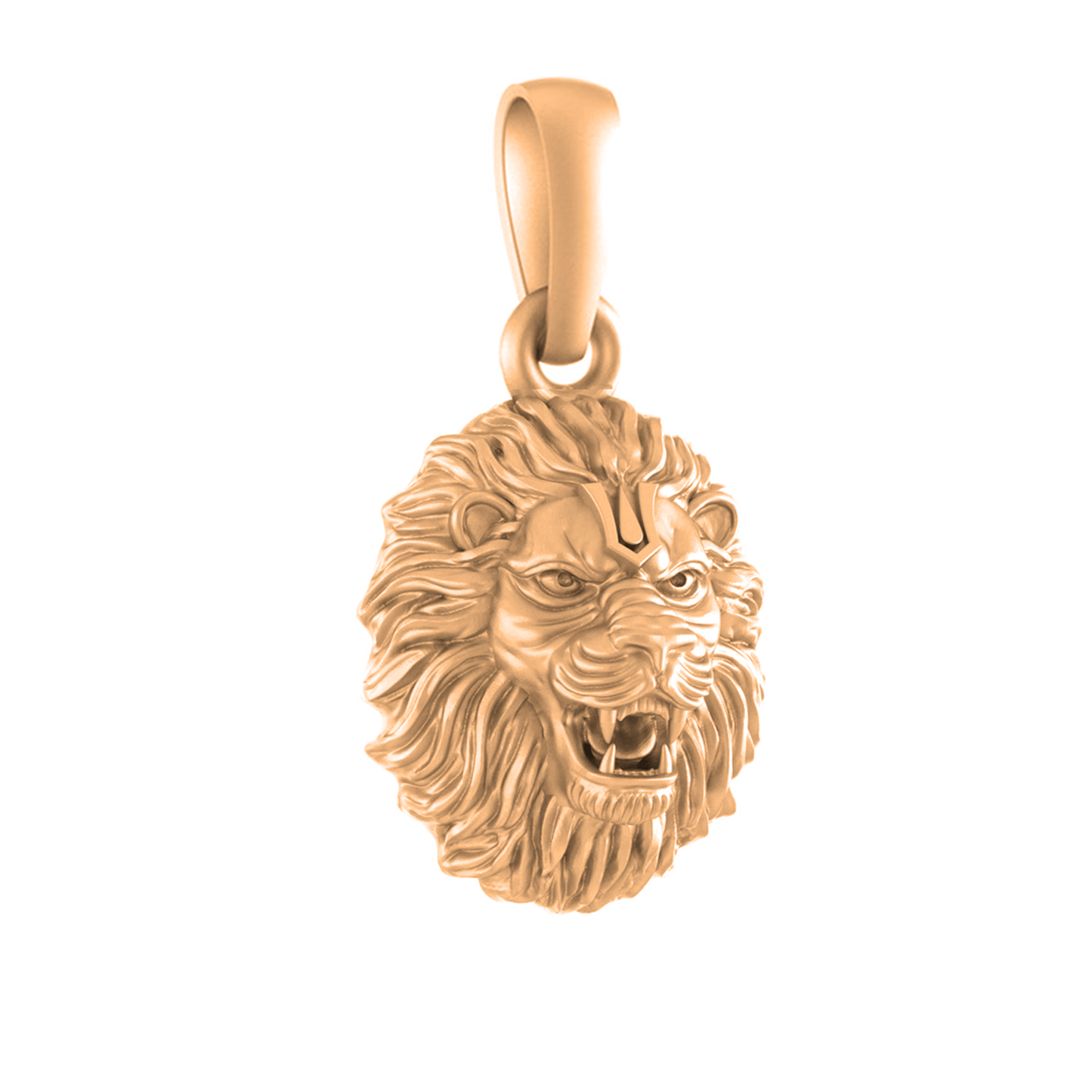 22 CT Gold Plated Silver (92.5% purity) God Vishnu Narsimha Pendant by for Kids & Woman