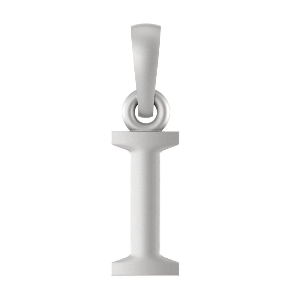 92.5% Pure Sterling Silver Precious Name Alphabet Pendant For Kids And Girls