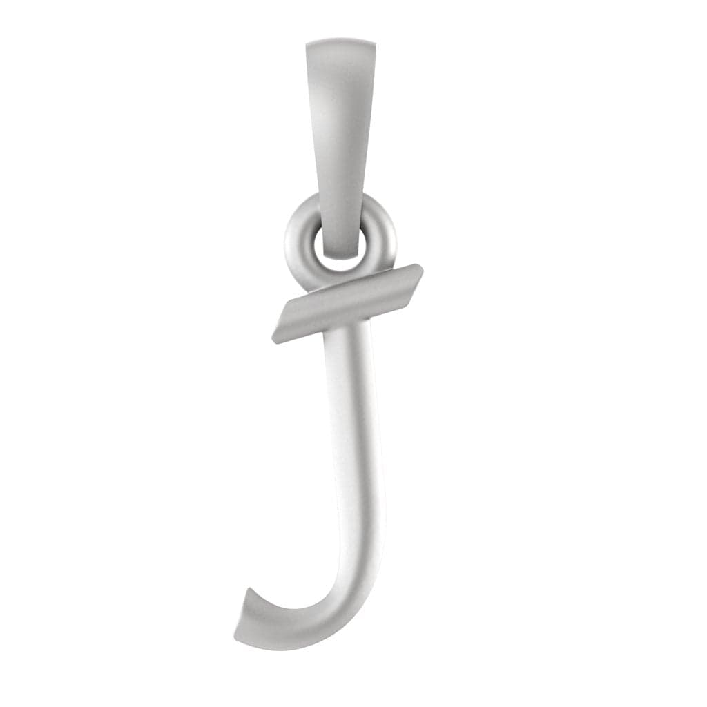 92.5% Pure Sterling Silver Precious Name Alphabet Pendant For Kids And Girls