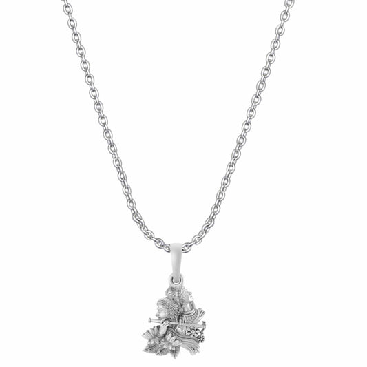 Radha Krishna chain pendant