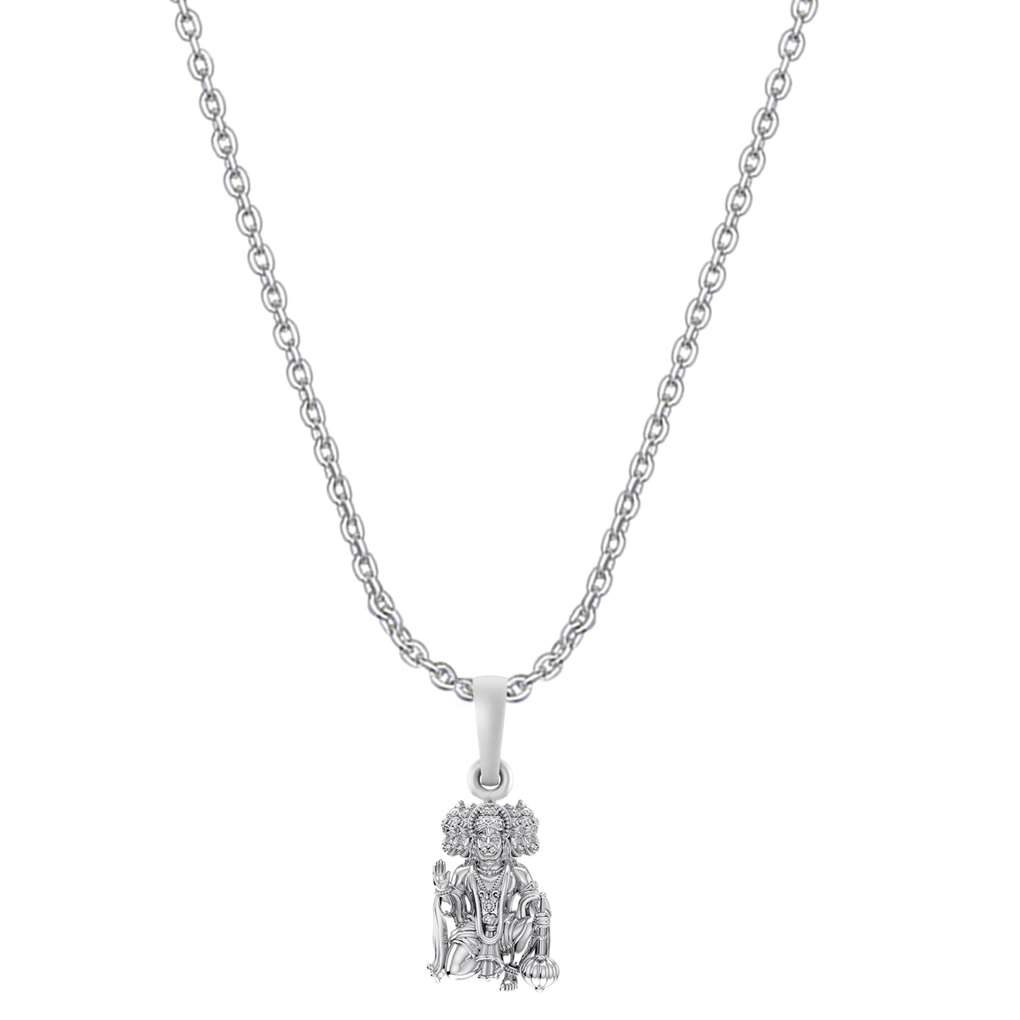 Panchmukhi Hanuman chain pendant