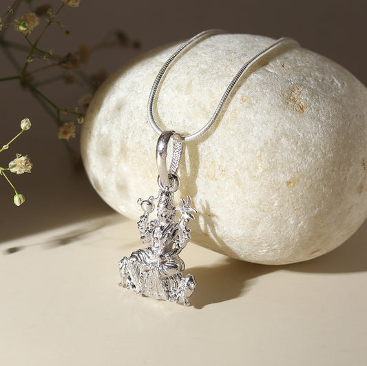 Goddess Maa Kamakshii Chain Pendant (Locket with Anchor Chain-22 inches) for Men & Women