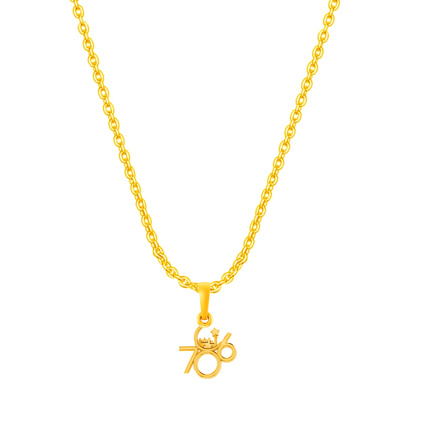 786 chain pendant