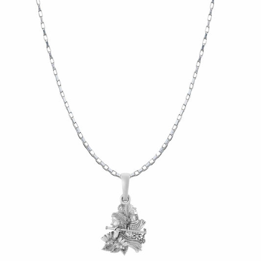 Radha Krishna chain pendant