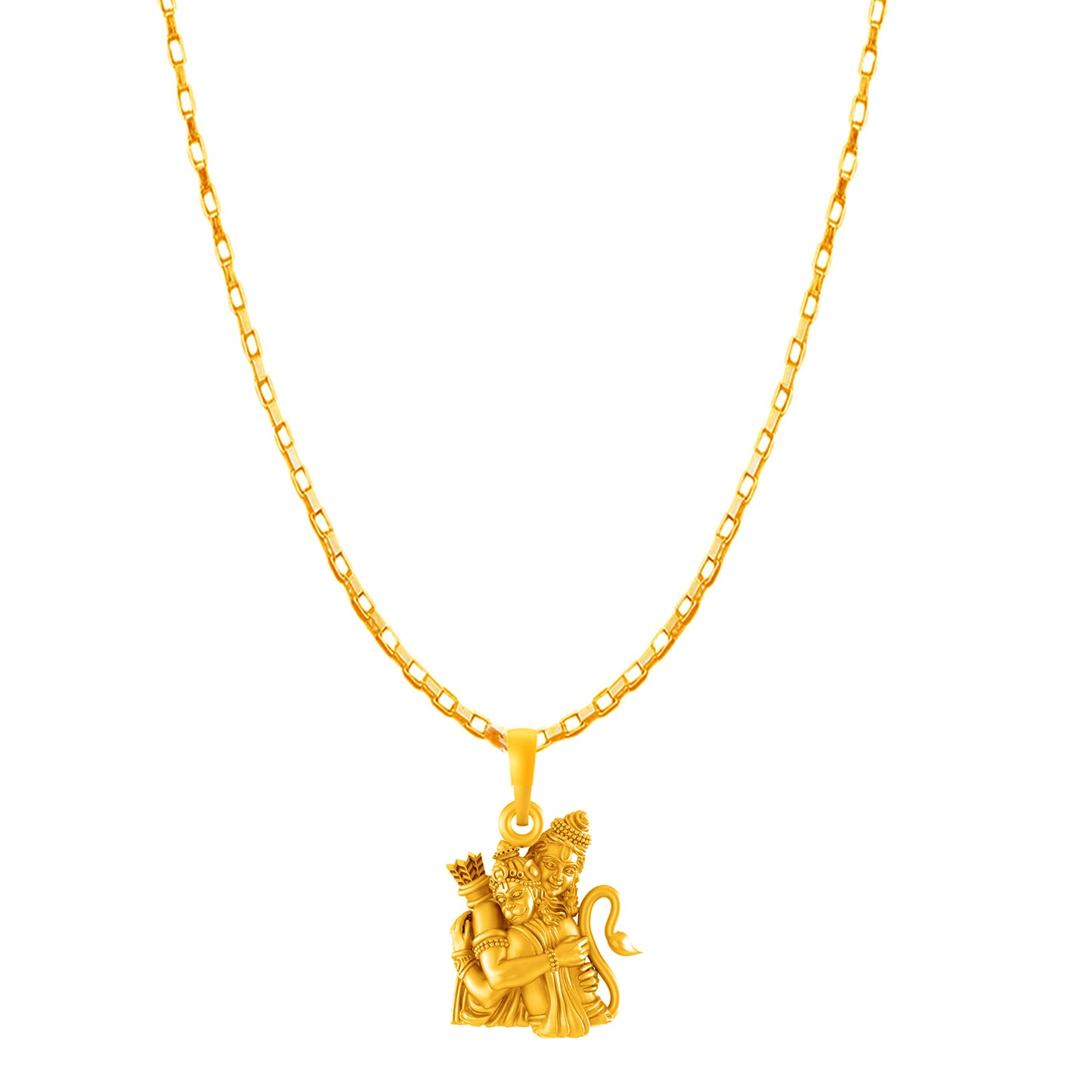 Hanuman with chain pendant
