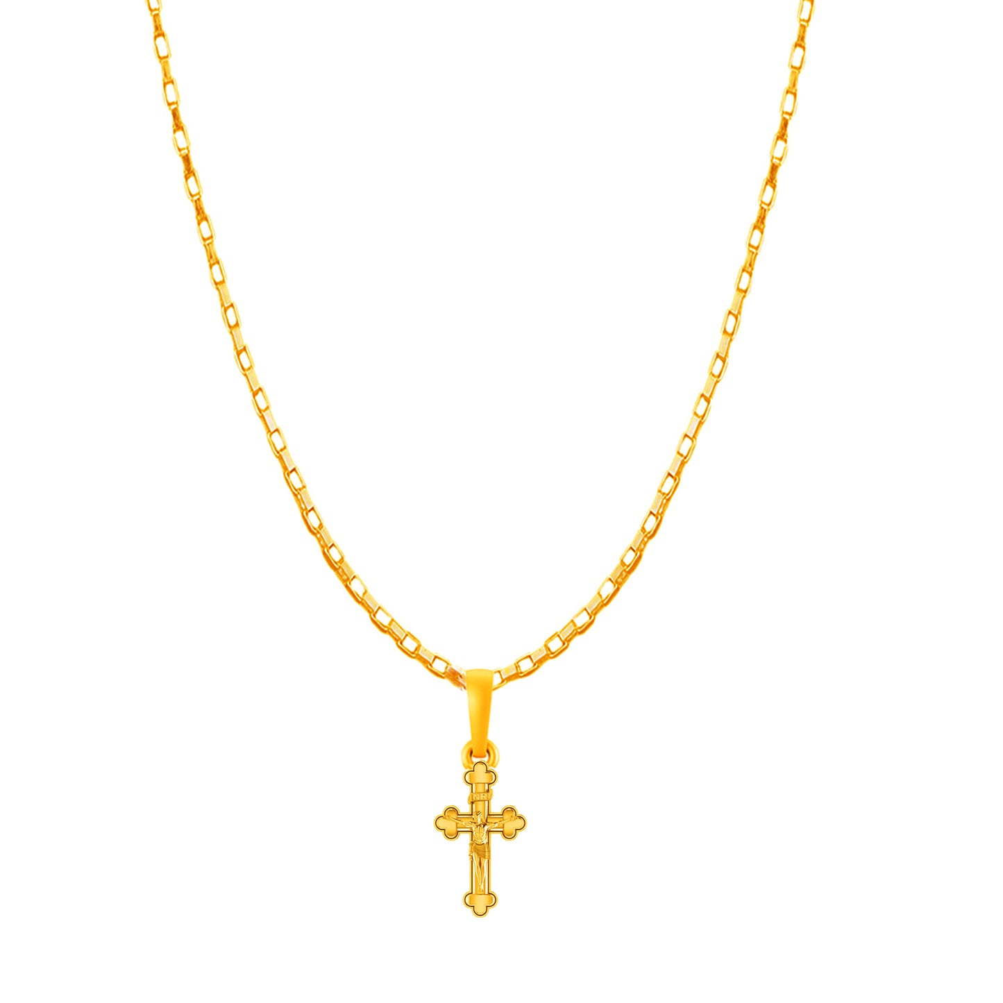 Jesus Cross with chain pendant