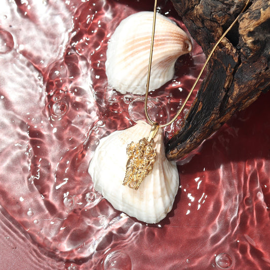 22KT Gold Plated Silver (92.5% Purity) Pure Silver God Ganesh kartikeya Brother Chain Pendant (Locket with Figaro Chain-22 inches) for Men & Women