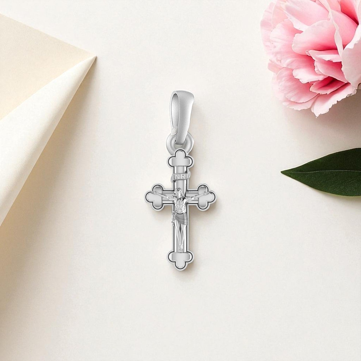 Pure Silver God Jesus Cross Pendant/locket – Akshat Sapphire