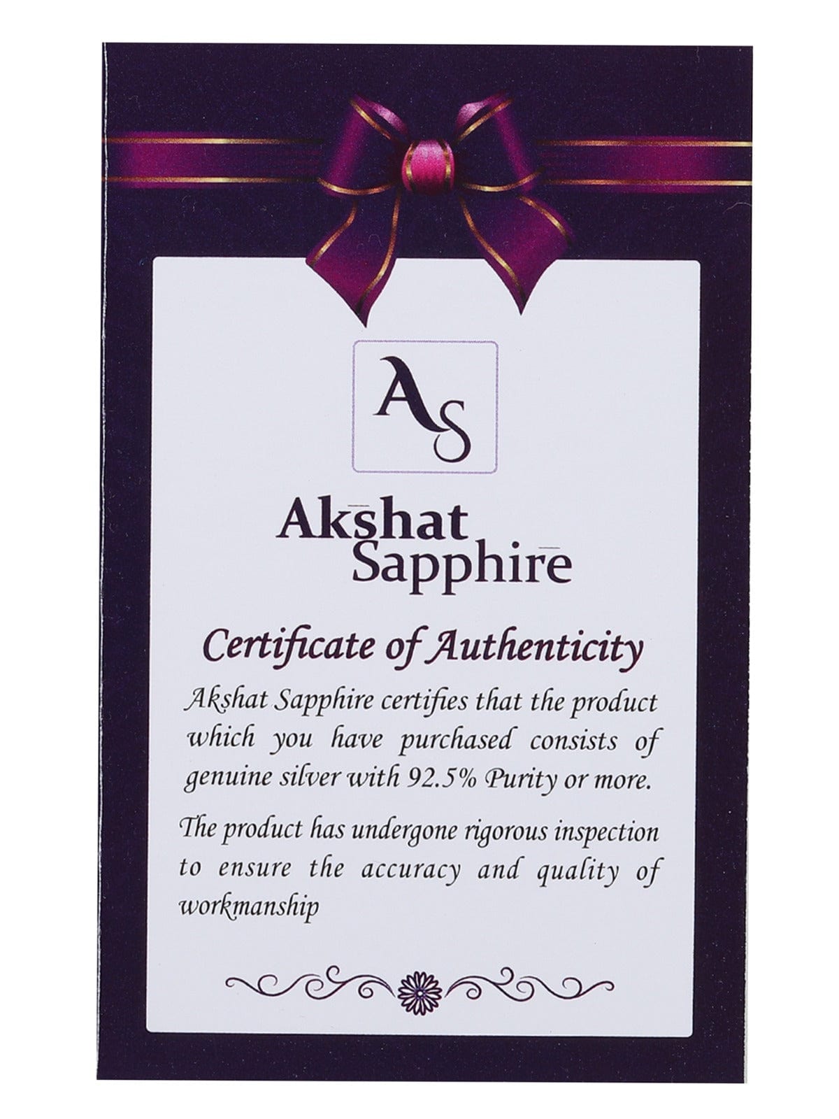 God Kartikeya Pure Silver 92.5% purity pendant by Akshat Sapphire Murugan Pendant