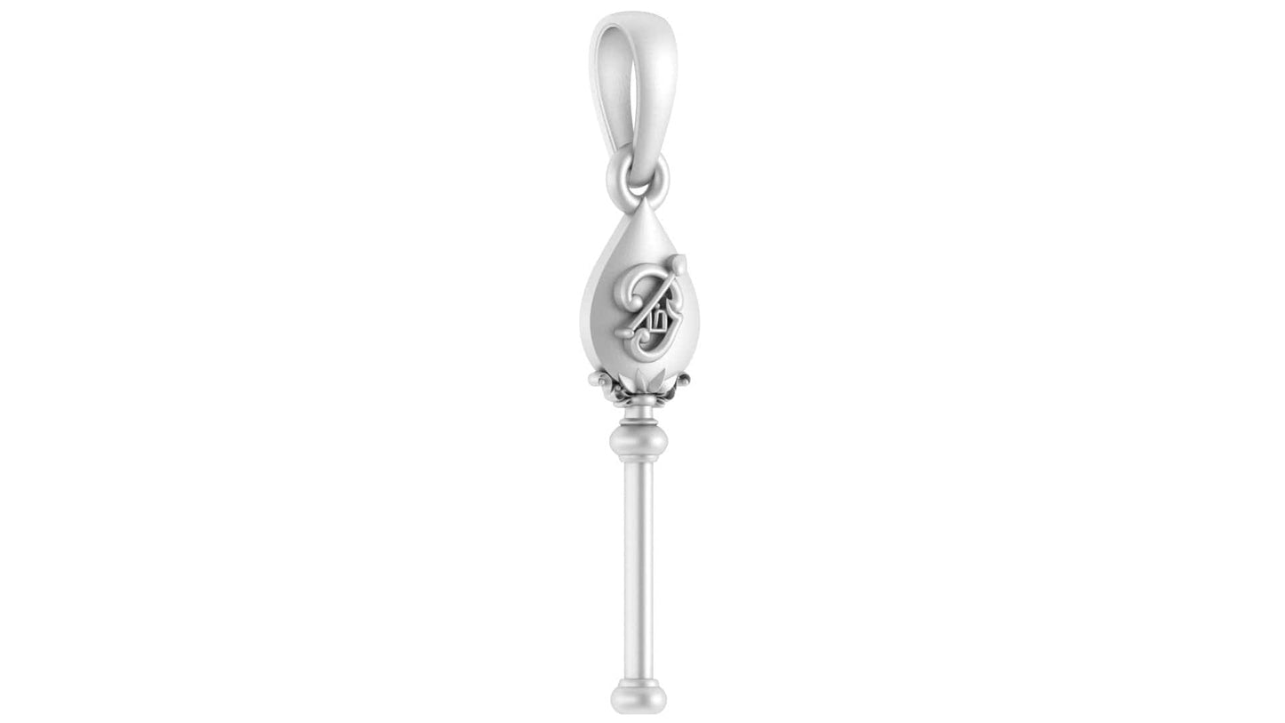 Akshat Sapphire Sterling Silver (92.5% purity) Spiritual Divine Kartikeya Vel Pandel Pendant