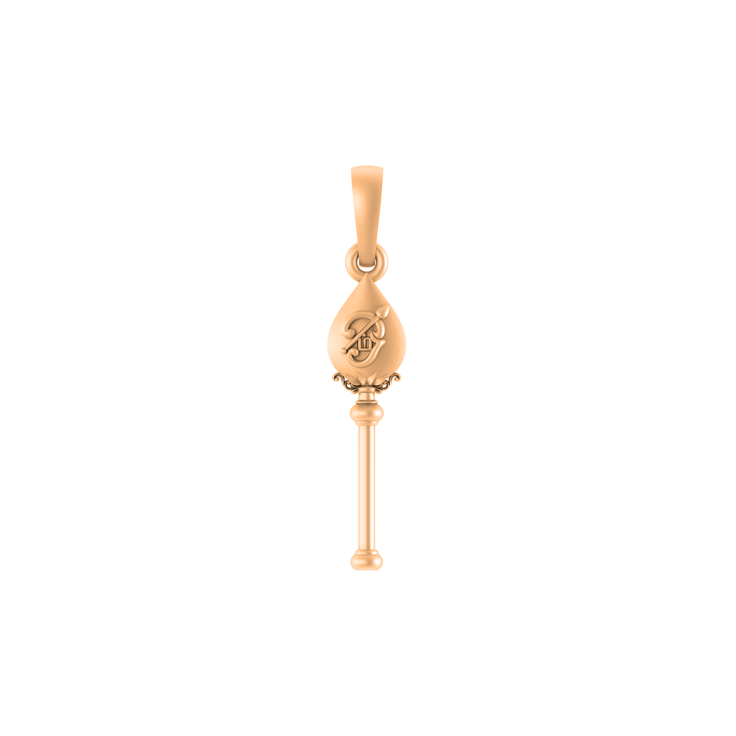 22 CT Gold Plated Silver (92.5% purity) Symbol Kartikeya Pendant for Men and Women