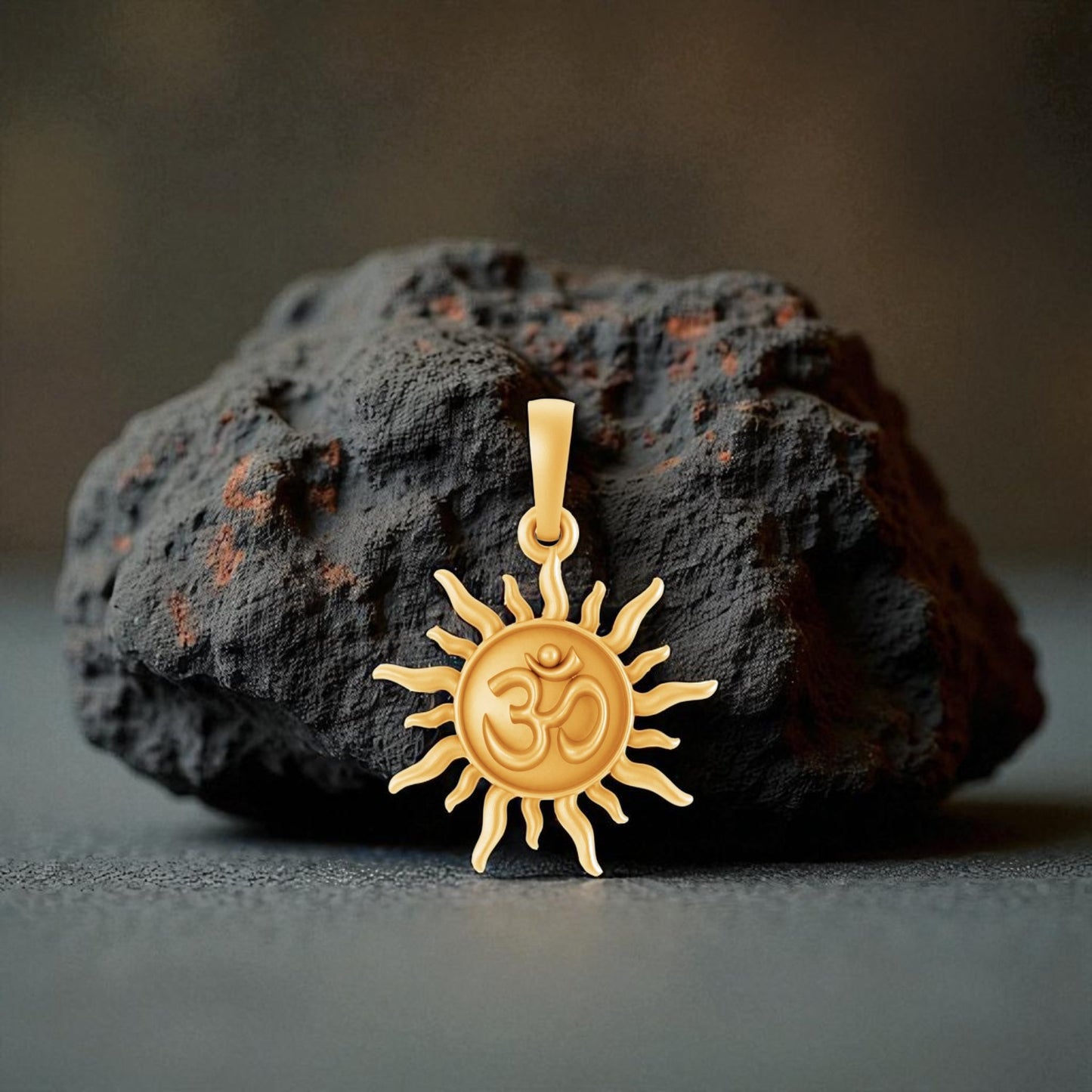 Sun with OM Pendant/locket