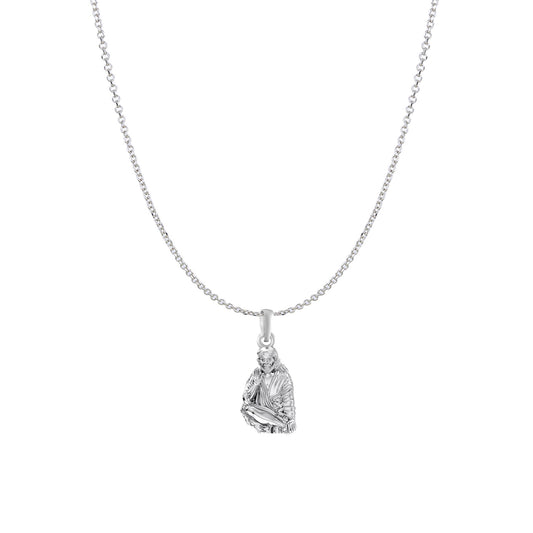 Sai Baba with chain pendant