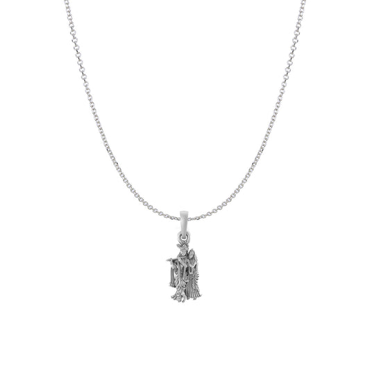 Radha Krishna with chain pendant