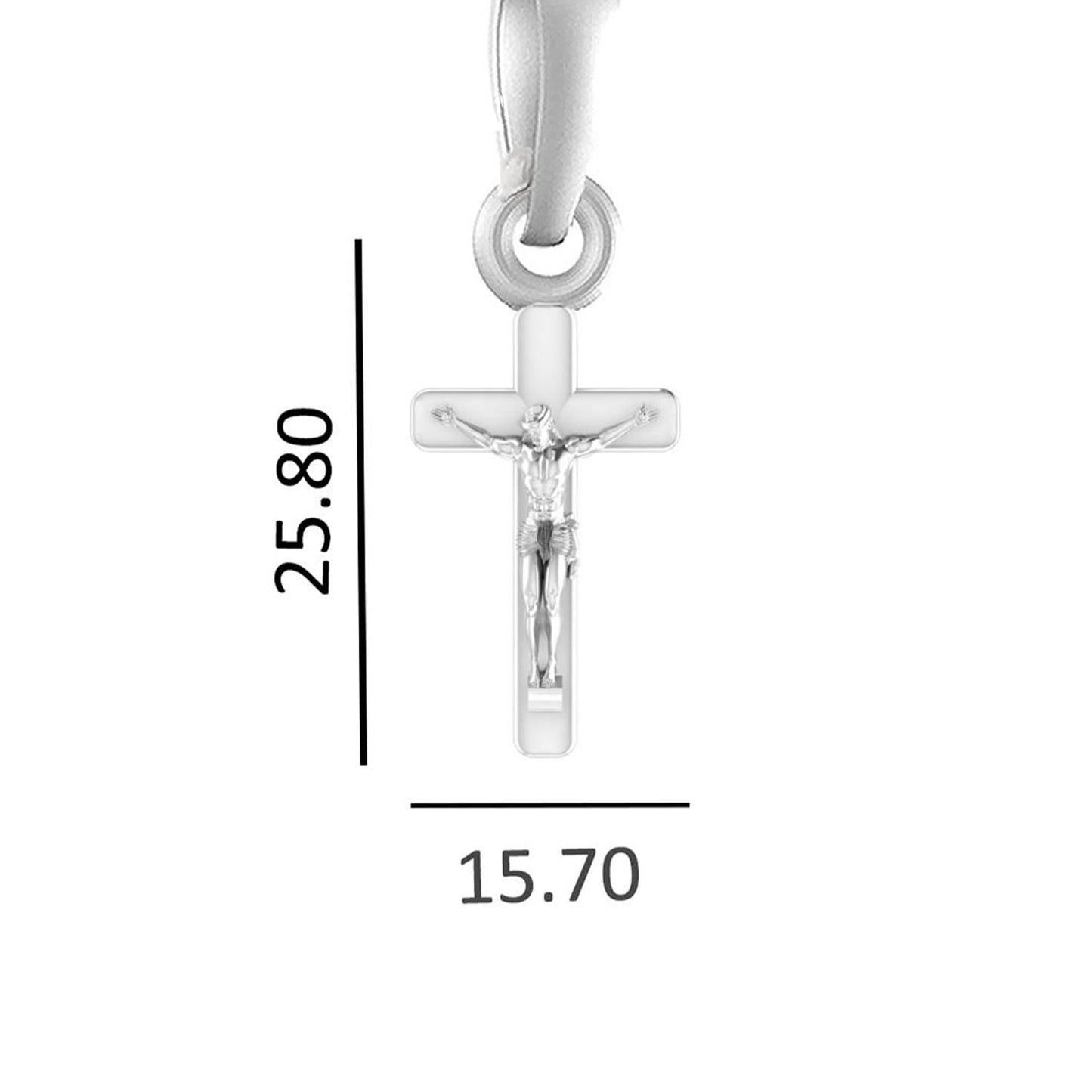 God Jesus Chain Pendant (Pendant with Box Chain) for Men & Women Pure Silver Lord Isa masih Chain Locket for Good Health & Wealth