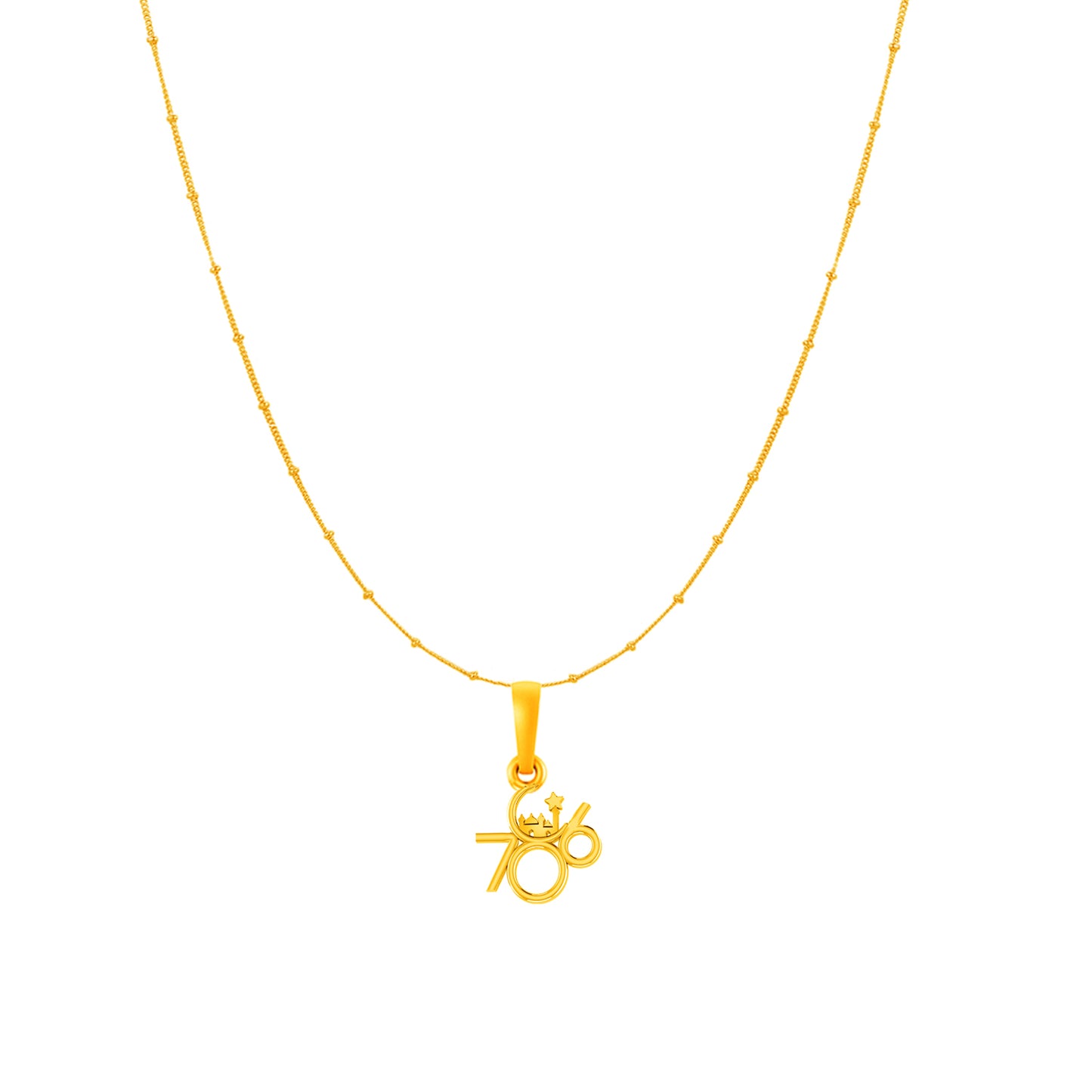786 chain pendant
