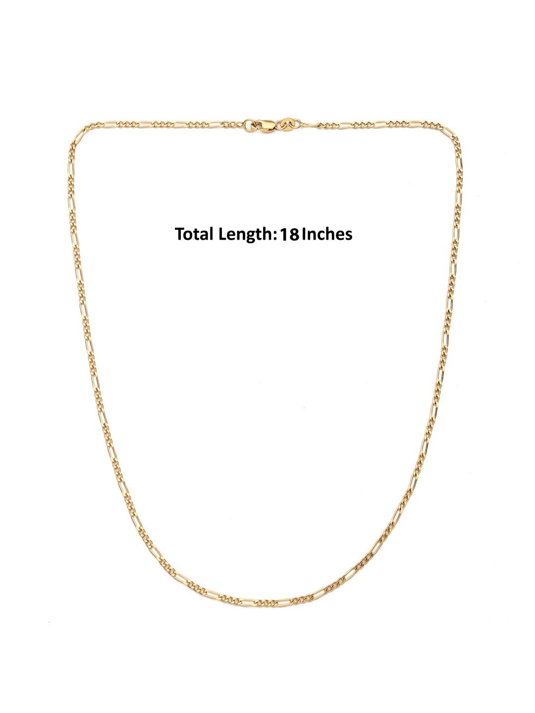 22KT Gold Plated Sterling Silver (92.5% Purity) Pure Silver ambitious and Stylish divine Mermaid Chain Pendant (Locket with Figaro Chain) for Women