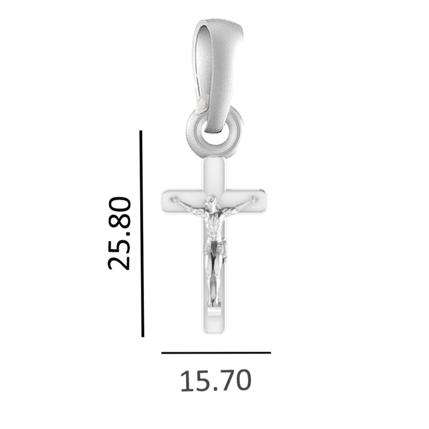 God Jesus Chain Pendant (Pendant with Rope Chain) for Men & Women Pure Silver Lord Isa masih Chain Locket for Good Health & Wealth
