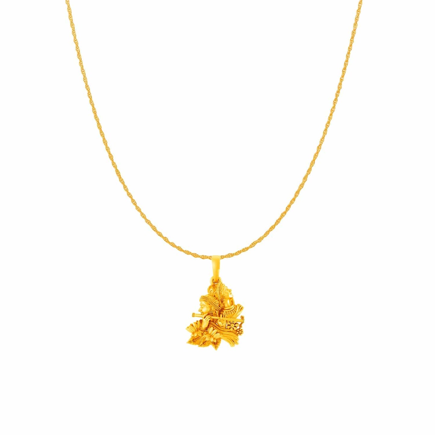 Radha Krishna chain pendant