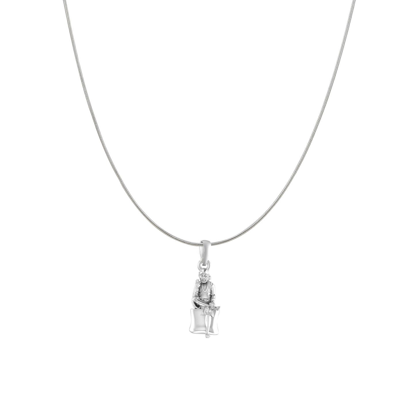 Sai Baba with chain pendant