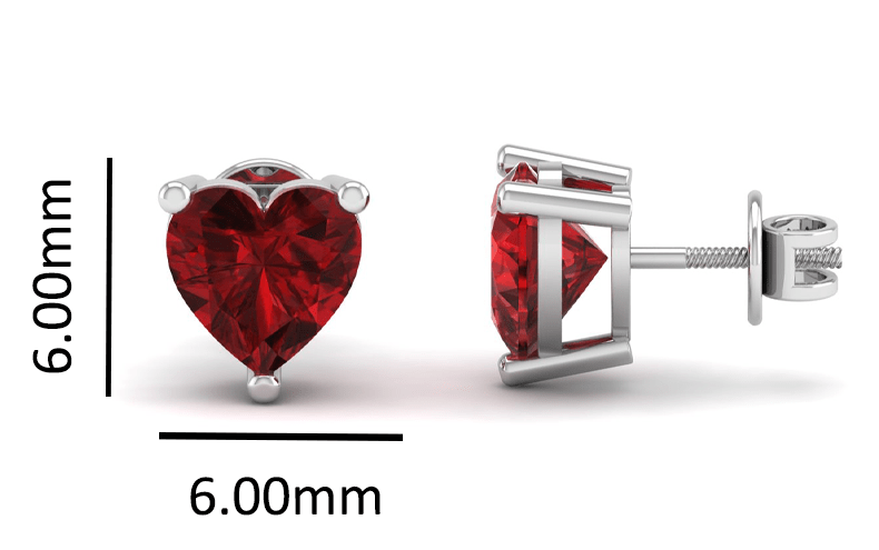 Pure Sterling Silver (92.5% purity)Precious, Beautiful and Designer Stud Earrings with cubic zirconia (AD) stones for Girls and Women