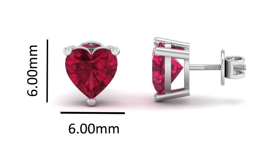 Pure Sterling Silver (92.5% purity)Precious, Beautiful and Designer Stud Earrings with cubic zirconia (AD) stones for Girls and Women