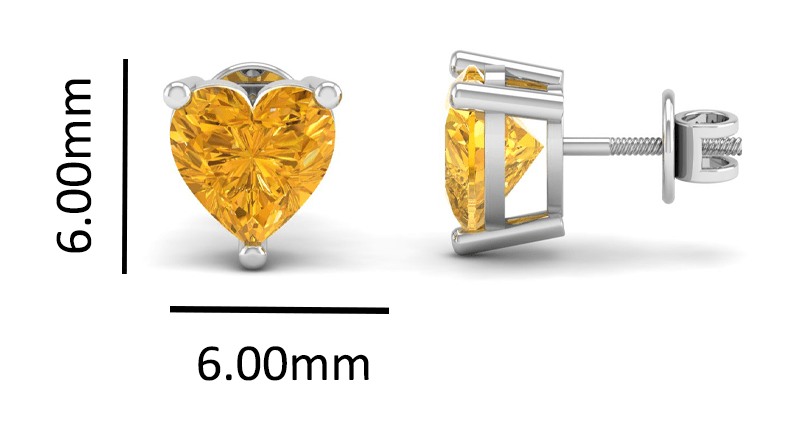 Pure Sterling Silver (92.5% purity)Precious, Beautiful and Designer Stud Earrings with cubic zirconia (AD) stones for Girls and Women