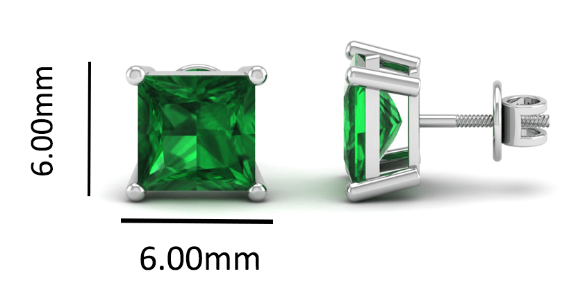 Pure Sterling Silver (92.5% purity)Precious, Beautiful and Designer Stud Earrings with cubic zirconia (AD) stones for Girls and Women