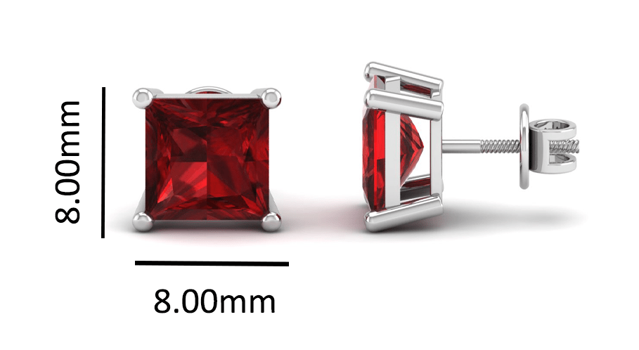 Pure Sterling Silver (92.5% purity)Precious, Beautiful and Designer Stud Earrings with cubic zirconia (AD) stones for Girls and Women