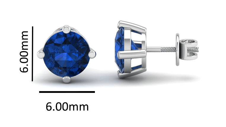 Pure Sterling Silver (92.5% purity)Precious, Beautiful and Designer Stud Earrings with cubic zirconia (AD) stones for Girls and Women