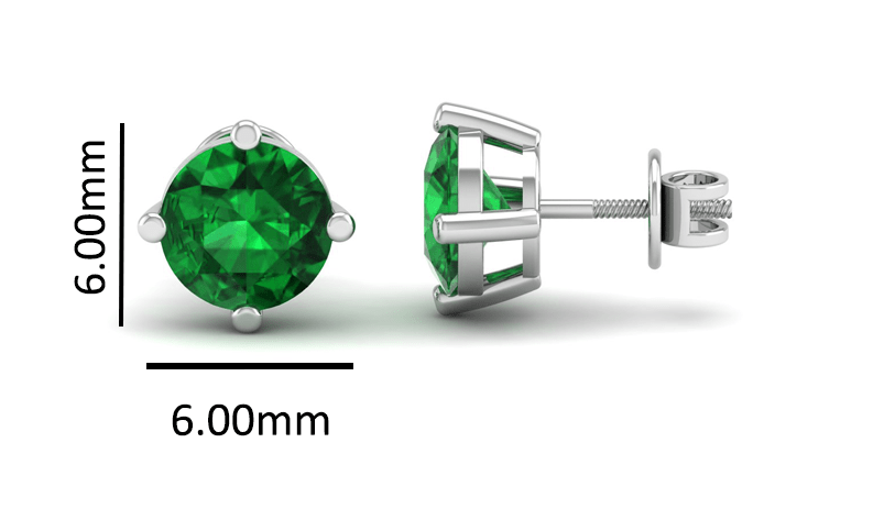Pure Sterling Silver (92.5% purity)Precious, Beautiful and Designer Stud Earrings with cubic zirconia (AD) stones for Girls and Women