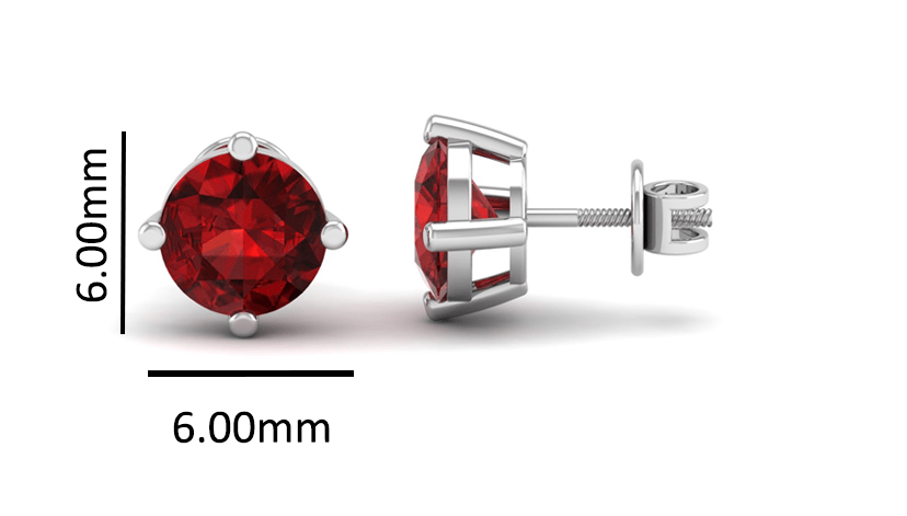 Pure Sterling Silver (92.5% purity)Precious, Beautiful and Designer Stud Earrings with cubic zirconia (AD) stones for Girls and Women