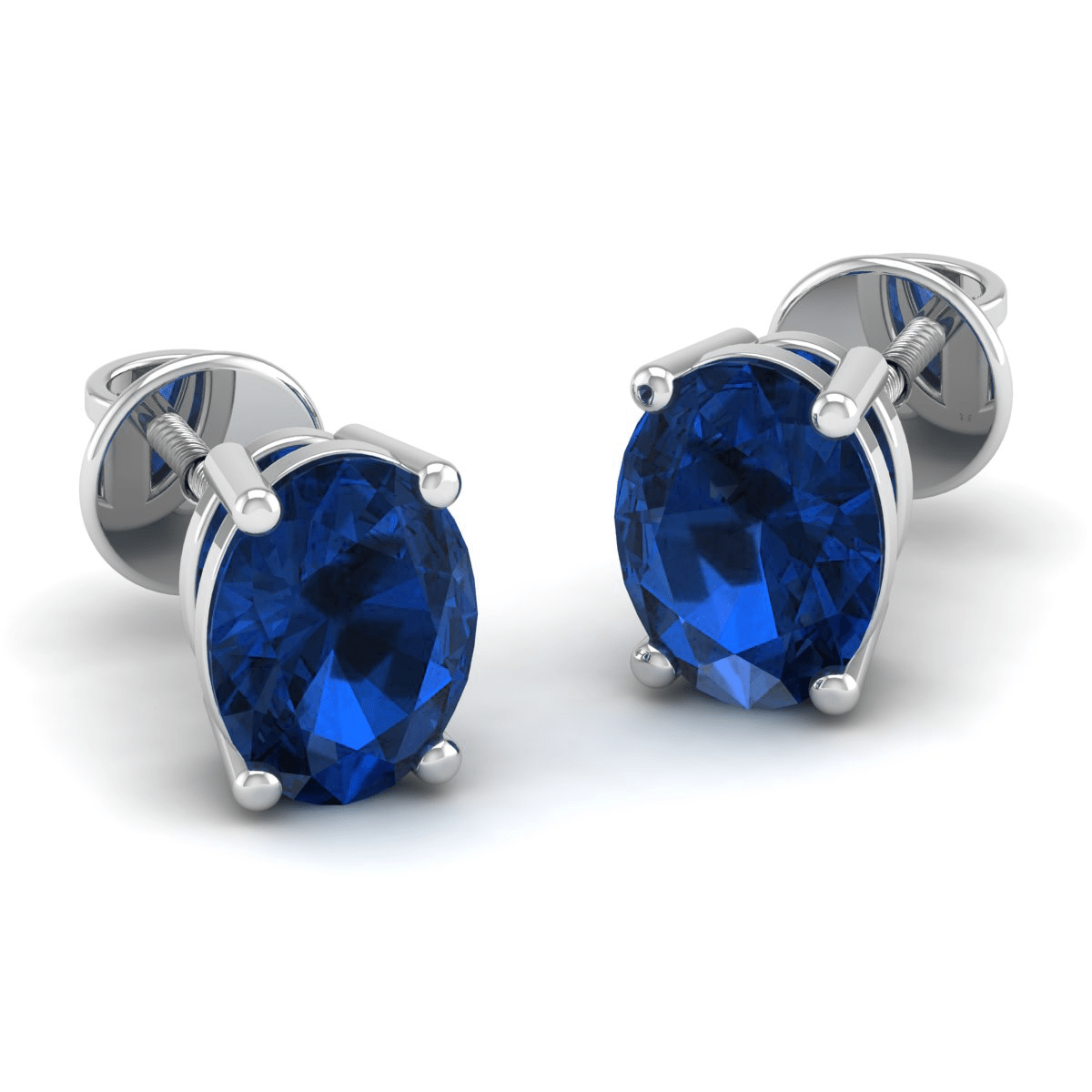 Pure Sterling Silver (92.5% purity)Precious, Beautiful and Designer Stud Earrings with cubic zirconia (AD) stones for Girls and Women