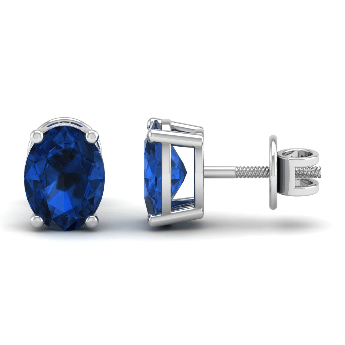 Pure Sterling Silver (92.5% purity)Precious, Beautiful and Designer Stud Earrings with cubic zirconia (AD) stones for Girls and Women