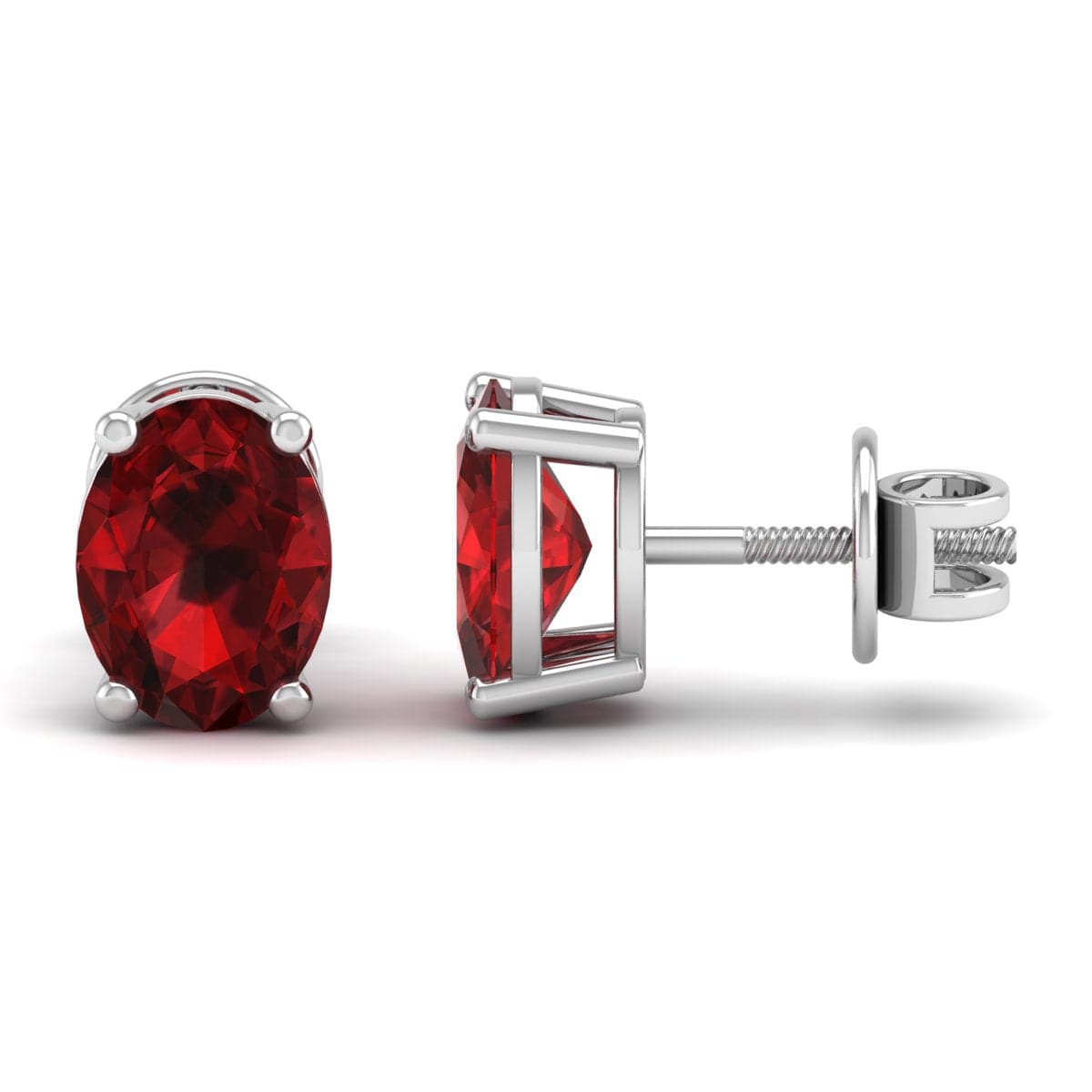 Pure Sterling Silver (92.5% purity)Precious, Beautiful and Designer Stud Earrings with cubic zirconia (AD) stones for Girls and Women