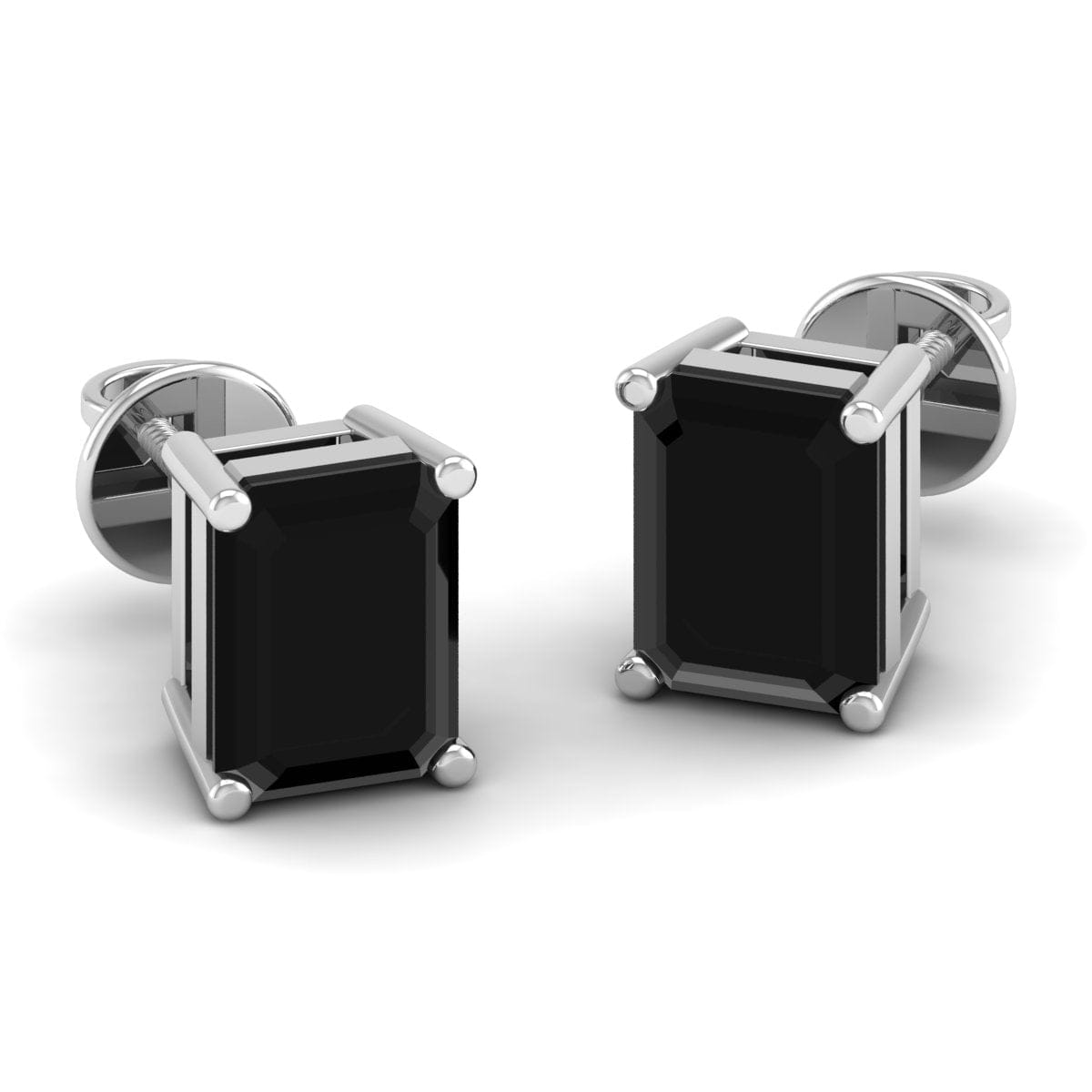 Pure Sterling Silver (92.5% purity)Precious, Beautiful and Designer Stud Earrings with cubic zirconia (AD) stones for Girls and Women
