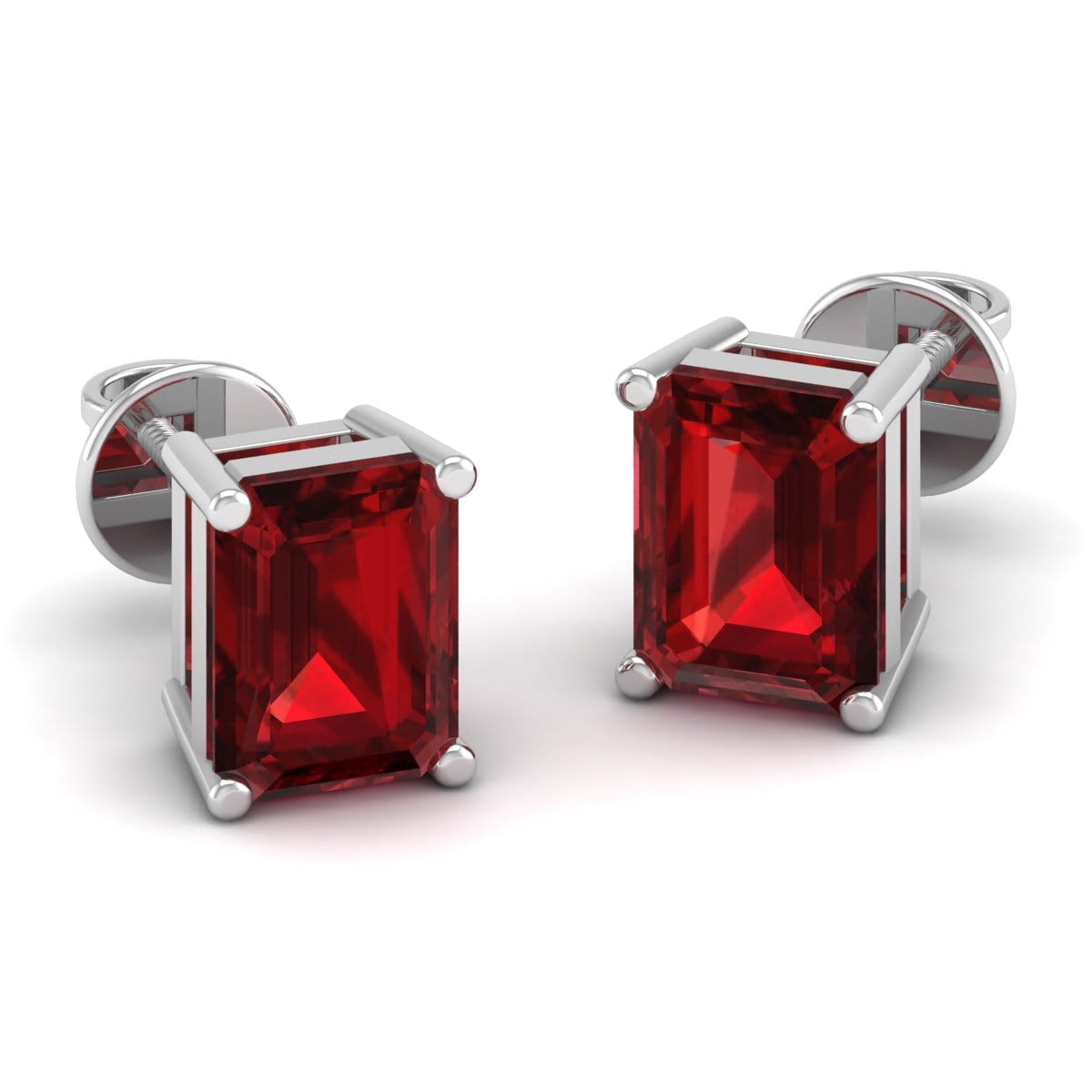 Pure Sterling Silver (92.5% purity)Precious, Beautiful and Designer Stud Earrings with cubic zirconia (AD) stones for Girls and Women