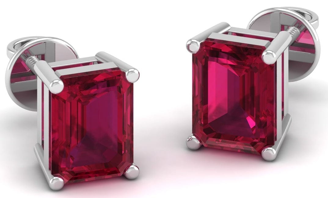 Pure Sterling Silver (92.5% purity)Precious, Beautiful and Designer Stud Earrings with cubic zirconia (AD) stones for Girls and Women