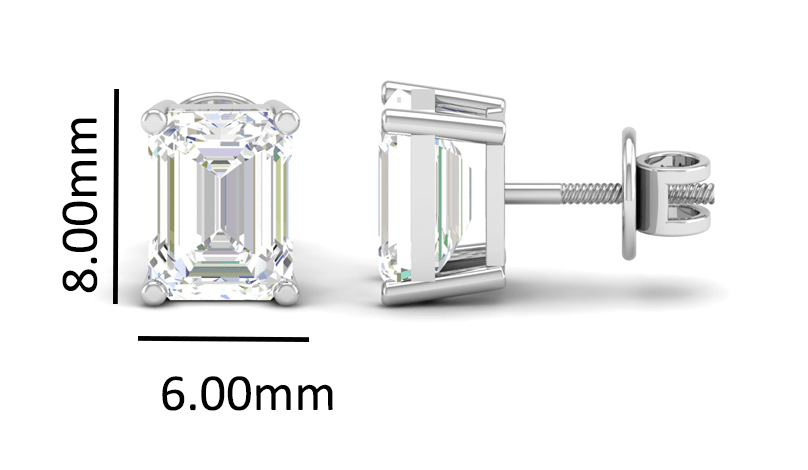Pure Sterling Silver (92.5% purity)Precious, Beautiful and Designer Stud Earrings with cubic zirconia (AD) stones for Girls and Women