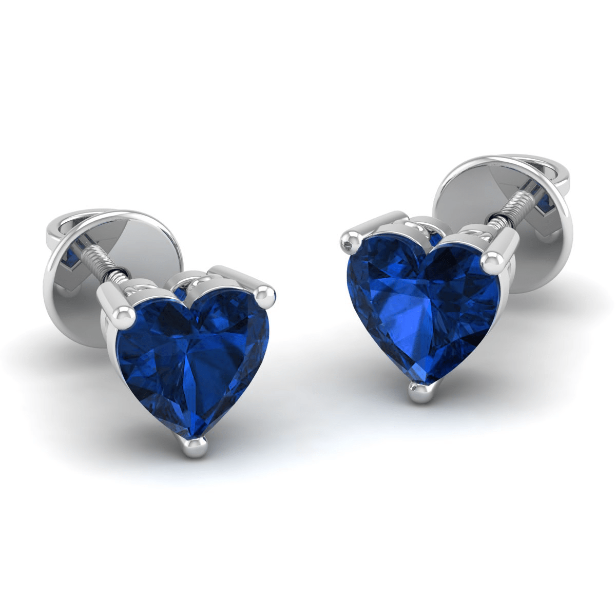 Pure Sterling Silver (92.5% purity)Precious, Beautiful and Designer Stud Earrings with cubic zirconia (AD) stones for Girls and Women