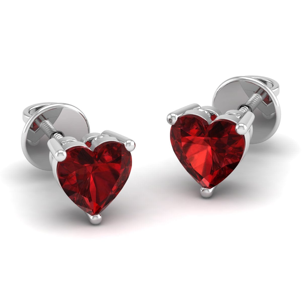 Pure Sterling Silver (92.5% purity)Precious, Beautiful and Designer Stud Earrings with cubic zirconia (AD) stones for Girls and Women