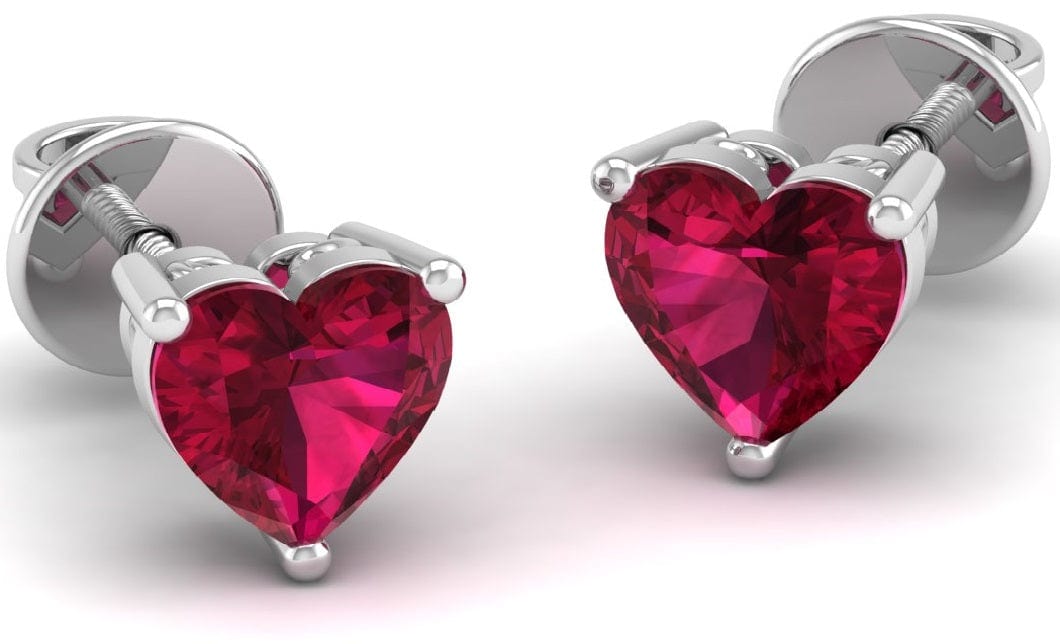 Pure Sterling Silver (92.5% purity)Precious, Beautiful and Designer Stud Earrings with cubic zirconia (AD) stones for Girls and Women