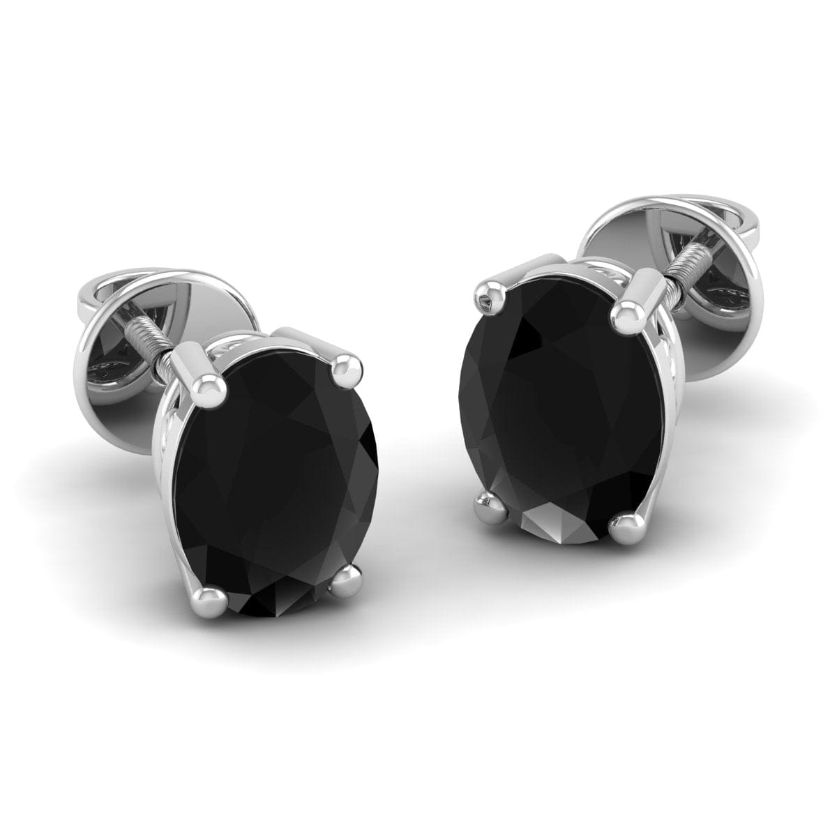 Pure Sterling Silver (92.5% purity)Precious, Beautiful and Designer Stud Earrings with cubic zirconia (AD) stones for Girls and Women