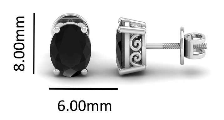 Pure Sterling Silver (92.5% purity)Precious, Beautiful and Designer Stud Earrings with cubic zirconia (AD) stones for Girls and Women